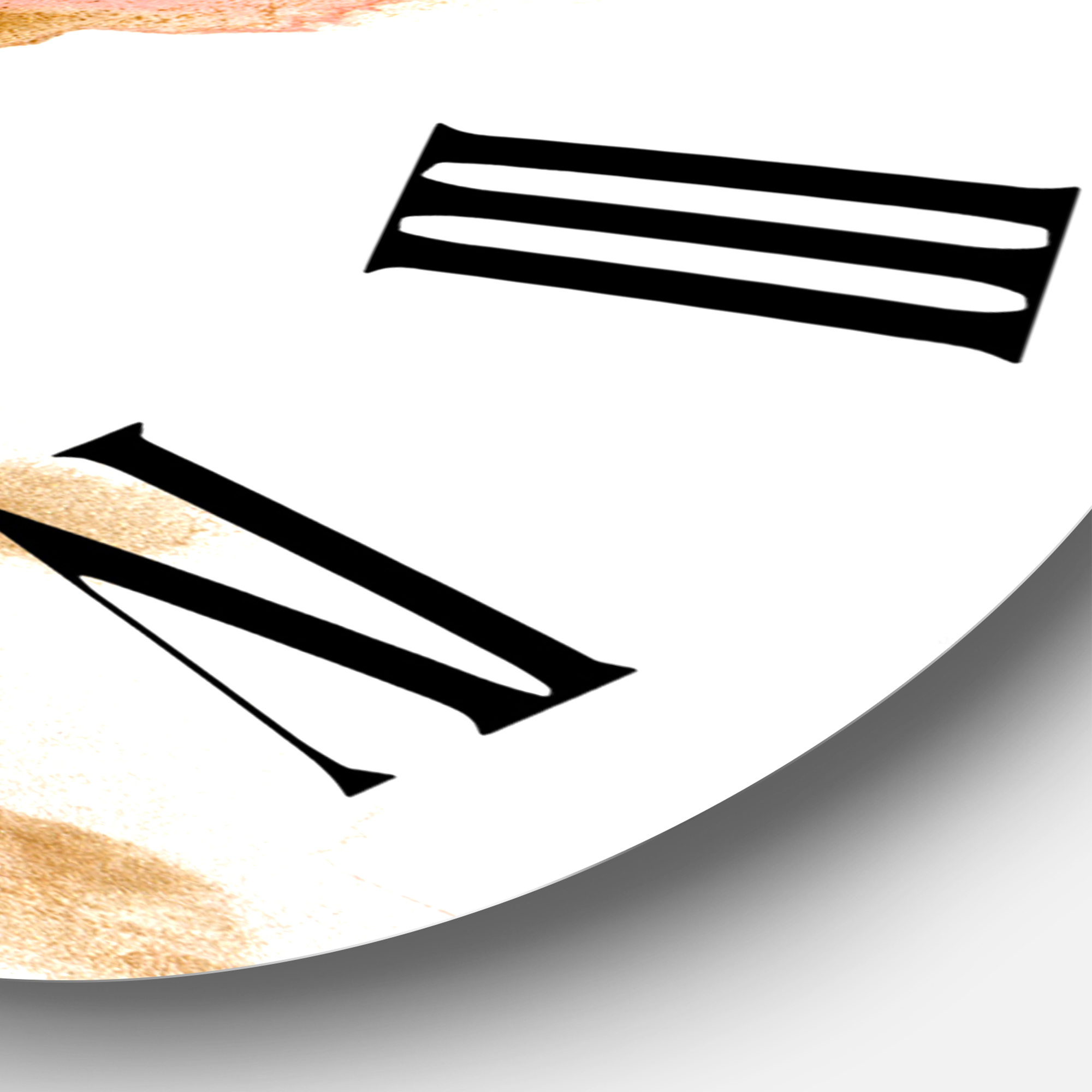 Designart 1 in Quartz Modern/Contemporary Wall Clock