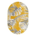 thumbnail image 7 of Unique Loom Blossom Collection Area Rug - Montego (5' 3" x 7' 10" Oval Yellow/Ivory), 7 of 7