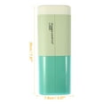 thumbnail image 2 of Large Capacity Toothbrush Case with Cup Traveling Toothbrush Holders PP PE Green Beige 7.87"x3.07"x2.28", 2 of 7