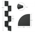 thumbnail image 3 of 5 Repisas Esquinera Flotantes Moderna Minimalista Muebles Xtellar negro, 3 of 3