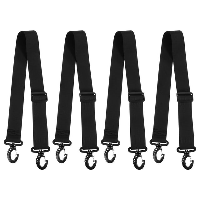 OULII 4Pcs Adjustable Ski Boot Straps for Snowboard Boot and Skate Shoe Multi-functional Nylon Accessory