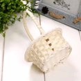 thumbnail image 4 of Flmtop Plastic Weaving Vegetable Fruit Picnic Storage Basket Box Cosmetics Organizer, 4 of 7
