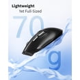 thumbnail image 6 of Uciefy Bluetooth Wireless Mouse,(2.4G+BT5.1)USB C Rechargeable Mouse with Charging Indicator, Ergonomic Computer Mice for Laptop/PC/Mac/iPad-Black, 6 of 7