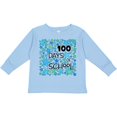 thumbnail image 3 of Inktastic 100 Days of School Stars in Blue Boys or Girls Long Sleeve Toddler T-Shirt, 3 of 5