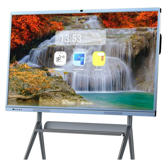 JYXCN Smart Board, 65 Inch 4K UHD Digital Electronic Calendar All-In-One Smartboard Touch Screen Digital Whiteboard for Teaching & Presentations