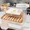 thumbnail image 3 of 56 Egg Incubator for Hatching Eggs, Chicken Incubator for Eggs with Automatic Egg Turning and Humidity Control, Temperature Control & Egg Candler, Incubator for Chicken Quail Duck Goose Bird, 3 of 8