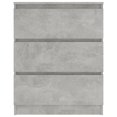thumbnail image 3 of vidaXL Sideboard Concrete Grey 60x35x76 cm Engineered Wood, 3 of 4