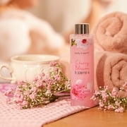 Body & Earth Bath Gift Sets for Women Mothers Day Gifts, 8 Pcs Cherry Blossom & Jasmine Spa Baskets, Beauty Birthday for Her, Mom