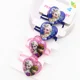 thumbnail image 3 of Disney-coletero con dibujos animados de Frozen para niña, accesorios para muñecas Elsa, accesorios para la cabeza, Círculo de goma cosmética, regalo de cumpleaños, 4 piezas, 3 of 5