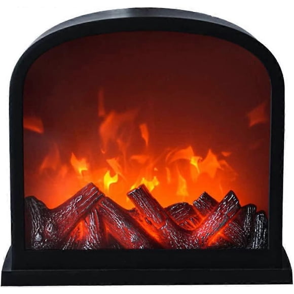 USB Flameless Fireplace Lamp