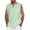 Green, variant on Mens Tank Top Beach Men Casual Summer Cotton And Linen Solid V-Neck Tie Pocket Sleeveless Tank Tops