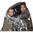 thumbnail image 3 of Emergency Thermal Blankets, Survival Reflective Thermal First Aid Foil Blanket (Silver,3 Pack), 3 of 5