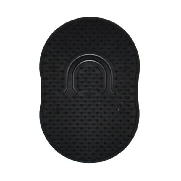 EeaseMX 12 peines de masaje de dedos, cepillos portátiles para el cabello, cepillos de champú, peine de bolsillo, cepillo masajeador de cuero cabelludo (negro)