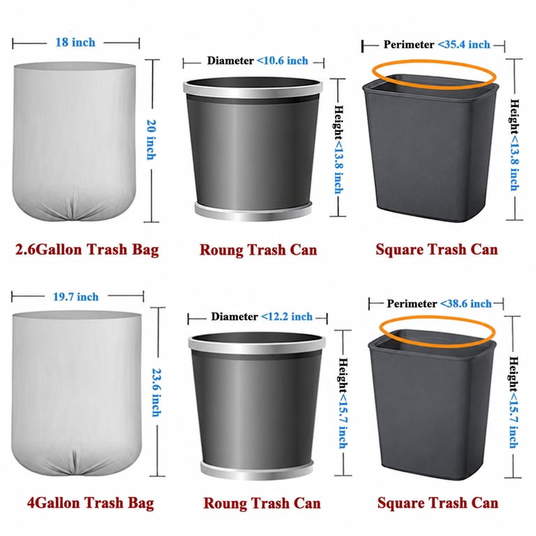 Ustris Compostable Small Trash Bags, 2.6 Gallon, 100 Count photo 6