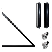 ALEKO Garden Yard Steel Single Sliding 16 Gate St. Louis Style with Gate Opener