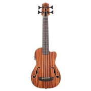 Kala UBASS-JYMN-FS Journeyman Acoustic-Electric U-Bass With F-Holes Ukelele Bass Guitar