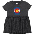 thumbnail image 3 of Inktastic Graffiti Colorado State Flag Girls Baby Dress, 3 of 5