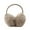 Khaki, variant on Lovskoo Woman's Winter Earmuffs Solid Color Cute Winter Ear Protection Keep Warm Ear Warmer Plush Earmuffs Black