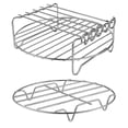 thumbnail image 1 of 2 Pcs Air Fryer Accessories Air Fryer Rack Set Multi-purpose Double Layer Rack With Skewer For Xl P, 1 of 4