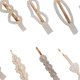 thumbnail image 3 of Pasadores para el cabello, accesorios de primera calidad, juego de clips para la cabeza para bodas, niñas de Acción de Gracias corona Jinwen Pinzas de pelo de perlas, 3 of 4