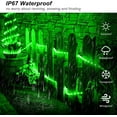 thumbnail image 3 of Green Rope Lights ,23 ft 50 LED Clear Tube Lights with Remote Control, 8 Modes Outdoor Battery Operated Fairy String Lights for Party Yard Home Wedding Christmas Halloween Holiday Decoration, 3 of 10