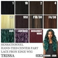 thumbnail image 6 of Sensationnel Synthetic Lace Front Wig Empress Edge Natural Center Part Trissa (613), 6 of 7