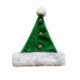 thumbnail image 2 of Sombrero Grueso Gorro de Papá Noel para adultos y niños, talla única, decoración navideña, verde, 1 unidad Rkxzt, 2 of 9