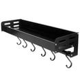 thumbnail image 4 of Wall Mounted Spice Rack Organizer Seasoning Jar Bottle Cans Holder Rack Kitchen Utensilswith Rod, 4 of 6