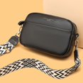 thumbnail image 2 of Bolsos de cuero para mujer, bolso bandolera de moda sencillo, bolso cuadrado pequeño de cuero, 2 of 6