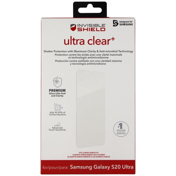 ZAGG Invisible Shield (Ultra Clear ) Screen Protector for Galaxy S20 Ultra