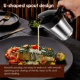 thumbnail image 4 of DEBGFS Insulated Gravy Boat 450ml Gravy Jug with Hinged Lid Double Wall Insulated Sauce Pitcher Stainless Steel Sauce Jug Portable Gravy Warmer Pitcher Gravy Boat for Dinner Party Gatheri,black, 4 of 10