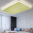 thumbnail image 2 of Vintage Fruit Green Magnetic Fluorescent Light Covers for Ceiling Lights 2x4Ft,Farmhouse Retro Solid Color Linen Texture Office Classroom Kitchen Drop Ceiling Light Covers Filters Shade Panel 4Packs, 2 of 9