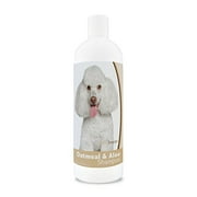 Healthy Breeds Aloe & Oatmeal Dog Shampoo Flea and Tick for Toy Poodle - Over 200 Breeds - 16 oz - Mild & Gentle for Sensitive Skin - Hypoallergenic Formula & pH Balanced