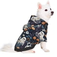 thumbnail image 2 of Balery Cute ghost in the flowers Sudadera con Capucha para Perros Pequeños – Ropa para Mascotas, Disfraz para Perros y Gatos, Ideal para Fiestas y Cosplay-Large, 2 of 7