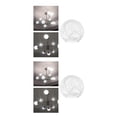 thumbnail image 1 of Injueey Vintage Industrial Pendant Glass Light Lamp D Globe Hanging Shade Ceiling Lamp Alambre transparente 13 cm 2Conjunto, 1 of 1
