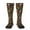 2 Black-2, variant on Wild West Golden Horseshoe Knee Socks, High Socks Long Stretchy Sock Women Knee High Stocking, Long Socks for Women