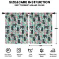 thumbnail image 2 of Blackout Kids Curtains,Bichon Dog Blue Florals Childrens Insulated Curtains Set Of 2,Bedroom Essentials,Toddler Room Decor 42"x54"(106x137cm), 2 of 4