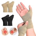 thumbnail image 3 of Compression Therapy Gloves Gel Filled Thumb Hand Wrist Support Arthritis Compression Gloves High Quality, 3 of 5