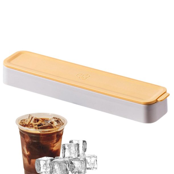 Bandejas de cubitos de hielo AIXING para congelador, molde apilable de 6 rejillas para hacer hielo con tapa, mini bandeja de cubitos de hielo de gran capacidad para hacer hielo, enfriar cócteles,