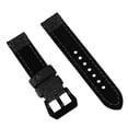 thumbnail image 4 of 20mm Black Vegetable Tanned Cowhide Leather Strap Black Buckle Vegetable Tanned Genuine Calfskin, 4 of 6