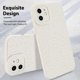 thumbnail image 3 of Funda de teléfono MZELQ para iPhone 12 Silicone Wave Ripple White, 3 of 6