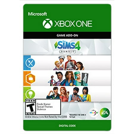 SIMS 4 Bundle: Work, Dine, Kitchen, Electronic Arts, Xbox One, [Digital