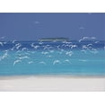 thumbnail image 2 of Sea Gulls and Resort, the Maldives, Indian Ocean, Animals Scenic Stretched Canvas Wall Art by Sakis Papadopoulos Sold by Art.Com, 2 of 5