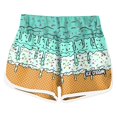 thumbnail image 3 of Pyjama de Noël pour Filles, Père Noël, Manches Courtes, Col Rond, Haut Doux et Confortable, Ensemble Pantalon, Tenues des Fêtes, Imprimé, Jolis Pyjamas pour Filles 4-5 Ans, 3 of 3