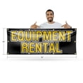 thumbnail image 2 of Equipment Rental Banner Sign 36 Inch x 96 Inch | 13 oz Vinyl with Metal Grommets | Heavy-Duty Single-Sided Outdoor Durable Printed High-Quality Weatherproof | Made in the USA, 2 of 6