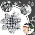 thumbnail image 3 of Dalrosia 12PCS Glitter Christmas Poinsettia Flowers with Clips, 5.7" Poinsettias Artificial Flowers for Christmas Tree Wreaths Garland Decoration, 3 of 6
