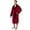 Red Black, variant on Mens Soft Robe Bathrobe for Men, Lightweight Fleece Male Robe Long Bath Shower Spa with Shawl Collar and Pockets (Red Black, S/M)