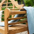 thumbnail image 4 of Cambridge Casual  Lutyens 5ft Teak Wood Outdoor Bench, 4 of 5