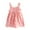 Pink, variant on Fesfesfes Girls Summer Dress Sleeveless Suspender Dress Small Daisy Floral Children's Clothing