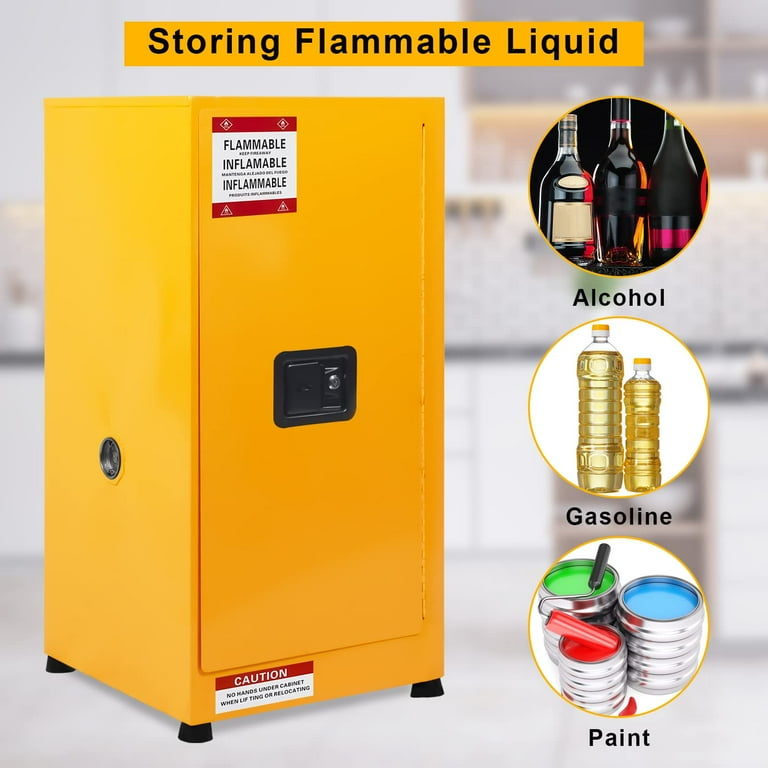 Yellow Flammable Flammable Storage Cabinets | DENIOS